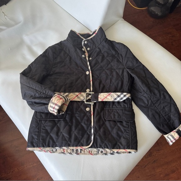 Burberry Kid Vest jacket ligntly fleeced 6T Burberry black - Picture 1 of 3
